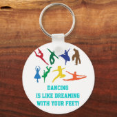 踊りドリームキーチェーン キーホルダー (正面)