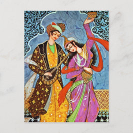 踊りニンフとミュージシャン葉書 ポストカード