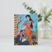 踊りニンフと詩人はがき ポストカード (スタンド正面)