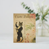 踊りネコinタキシード ポストカード (スタンド正面)