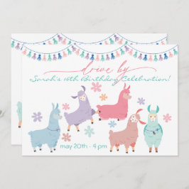 踊りノドラマラマスドライブバイバースデーパーティー 招待状