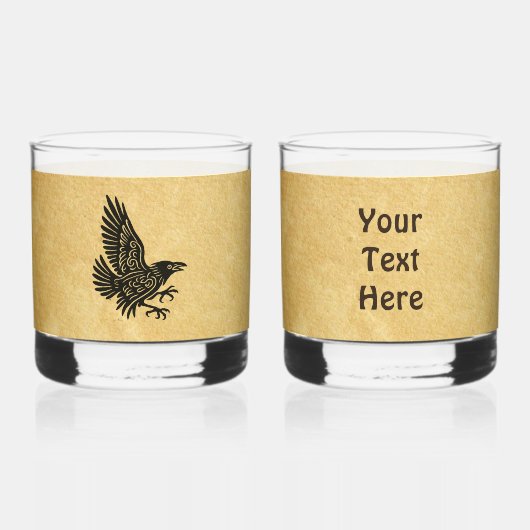 踊りノールスラヴェン ウイスキーグラス (正面)