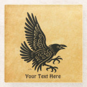 踊りノールスラヴェン ガラスコースター (正面)