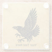 踊りノールスラヴェン ガラスコースター (裏面)