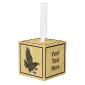 踊りノールスラヴェン キューブオーナメント (正面アングル)