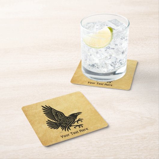 踊りノールスラヴェン スクエアペーパーコースター (インサイチュ)