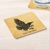 踊りノールスラヴェン スクエアペーパーコースター (アングル)