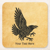 踊りノールスラヴェン スクエアペーパーコースター (正面)