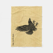 踊りノールスラヴェン フリースブランケット (正面)