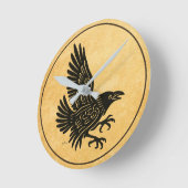 踊りノールスラヴェン ラウンド壁時計 (傾斜)