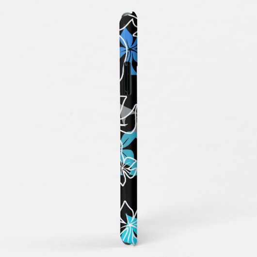 踊りハイビスカスハワイアンブレンドフローラブルー Case-Mate iPhoneケース (裏面/右)