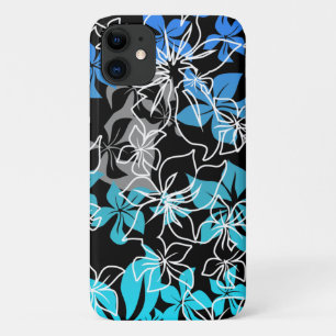 踊りハイビスカスハワイアンブレンドフローラブルー iPhone 11 ケース