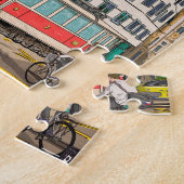 踊りハウスプラハチェコリパブリックお洒落アート ジグソーパズル (側面)