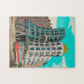 踊りハウスプラハチェコリパブリックお洒落アート ジグソーパズル (横)