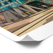 踊りハウスプラハチェコリパブリックお洒落アート ポスター (角)