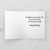 踊りハッピーバースデーグリーティングカード カード (内部)