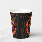 踊りハッピーパンプキンハロウィーン 紙コップ (右)