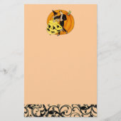 踊りハロウィンカップル 便箋 (正面)