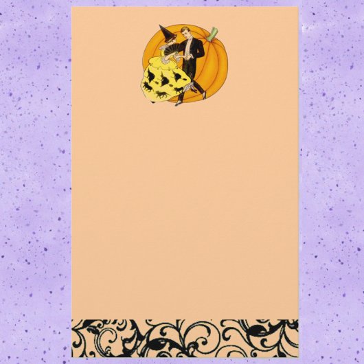 踊りハロウィンカップル 便箋