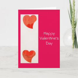 踊りハートバレンタインデーカード シーズンカード