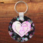 踊りハート キーホルダー (正面)