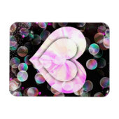 踊りハート マグネット (横)