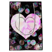 踊りハート ミディアムペーパーバッグ (裏面)