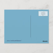 踊りハーレクイン子猫はがき ポストカード (裏面)