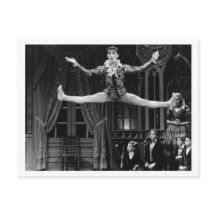 踊りハーレクイン葉書