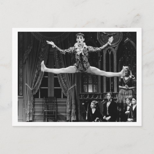 踊りハーレクイン葉書 ポストカード (正面)