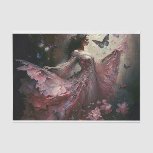 踊りバタフライメイド 薄葉紙 (正面)