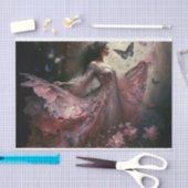 踊りバタフライメイド 薄葉紙 (クラフト)