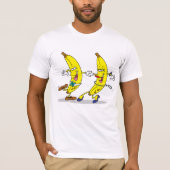 踊りバナナスメンスTシャツ Tシャツ (正面)