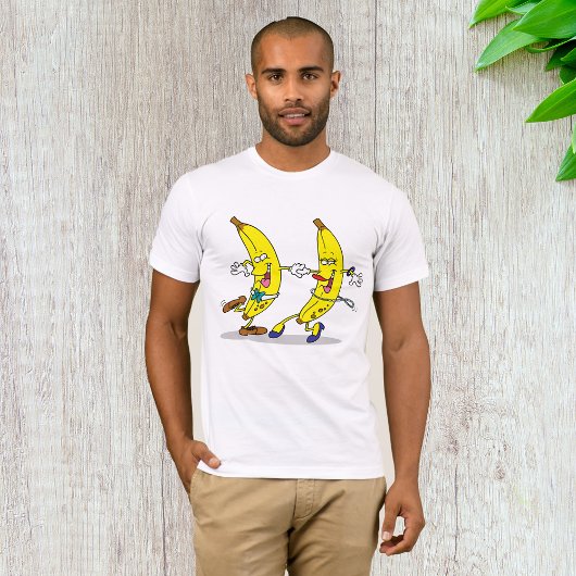 踊りバナナスメンスTシャツ Tシャツ
