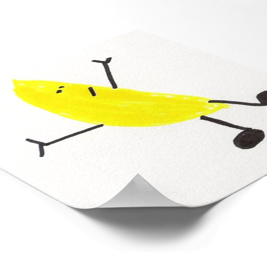 踊りバナナ ポスター (角)