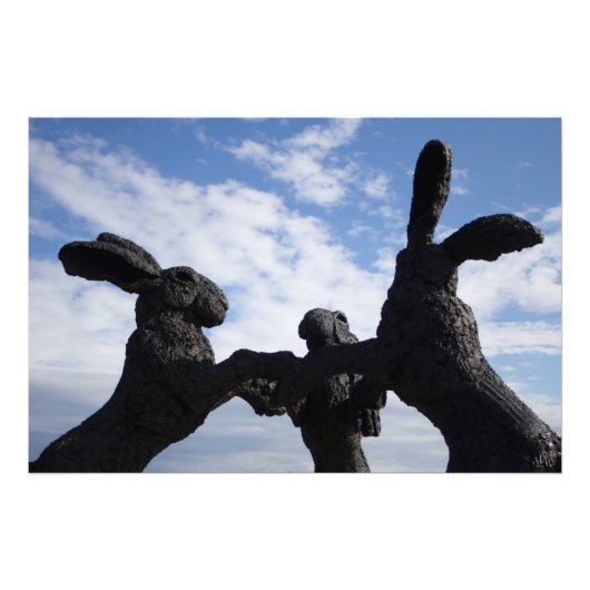 踊りバニー、ダブリン、オハイオ フォトプリント            (正面)