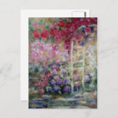 踊りバラポストカード ポストカード (正面/裏面)