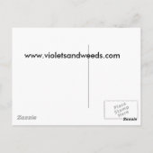 踊りバラポストカード ポストカード (裏面)