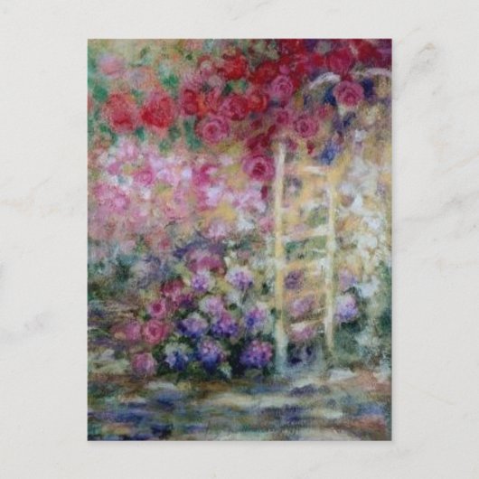 踊りバラポストカード ポストカード (正面)