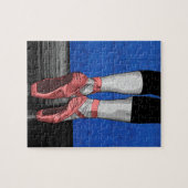 踊りバレリナバレエシューズ ジグソーパズル (横)