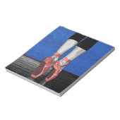 踊りバレリナバレエシューズ ノートパッド (回転)