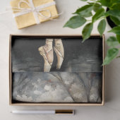 踊りバレリーナウィンドウライトヴィンテージデクページ 薄葉紙 (ギフト)