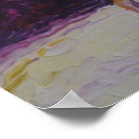 踊りバレリーナファインアートポスター ポスター (角)