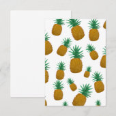 踊りパイナップル エンクロージャーカード (正面/裏面)