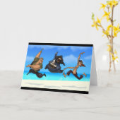 踊りパイレーツ空白のカード(内部) カード (黄色い花)