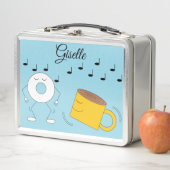 踊りパワードナット&コーヒーマグ: メタルランチボックス (インサイチュ)