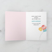 踊りパンダベアとバルーン誕生日 シーズンカード (内部)