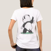 踊りパンダ表裏 Tシャツ (裏面)