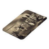 踊りパーティーはダゲスタン市加賀町浦プレート55 マグネット (左側)