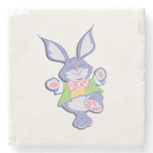 踊りパープルイースターバニー